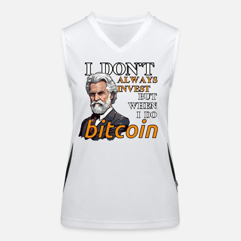 Graphique Bitcoin | Crypto Dicton | Crypto Merch Débardeur respirant contrasté Femme