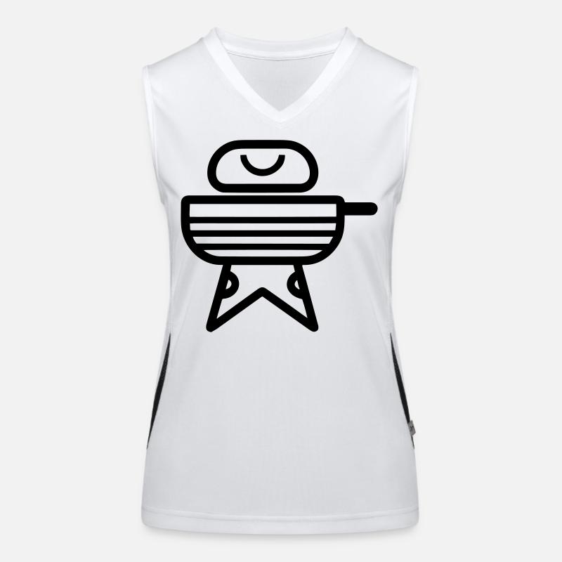 Grillen Funktionelles Kontrast-Tank Top für Frauen
