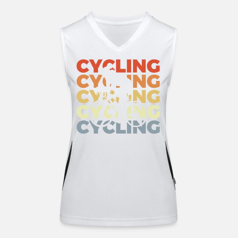 Cyclisme Débardeur respirant contrasté Femme
