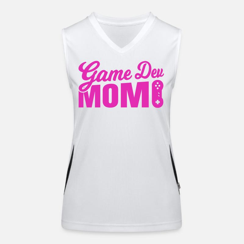 Game Developer Mother Women's Functional Contrast Tank Top