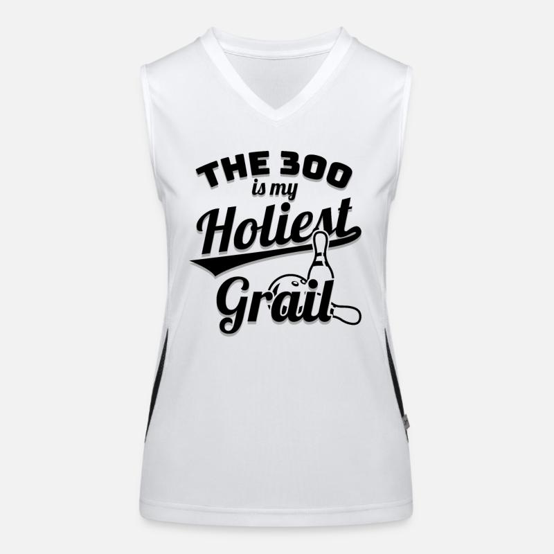 Bowler Spruch Funktionelles Kontrast-Tank Top für Frauen