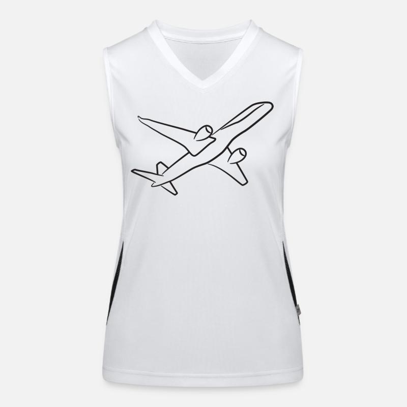 Avion Débardeur respirant contrasté Femme