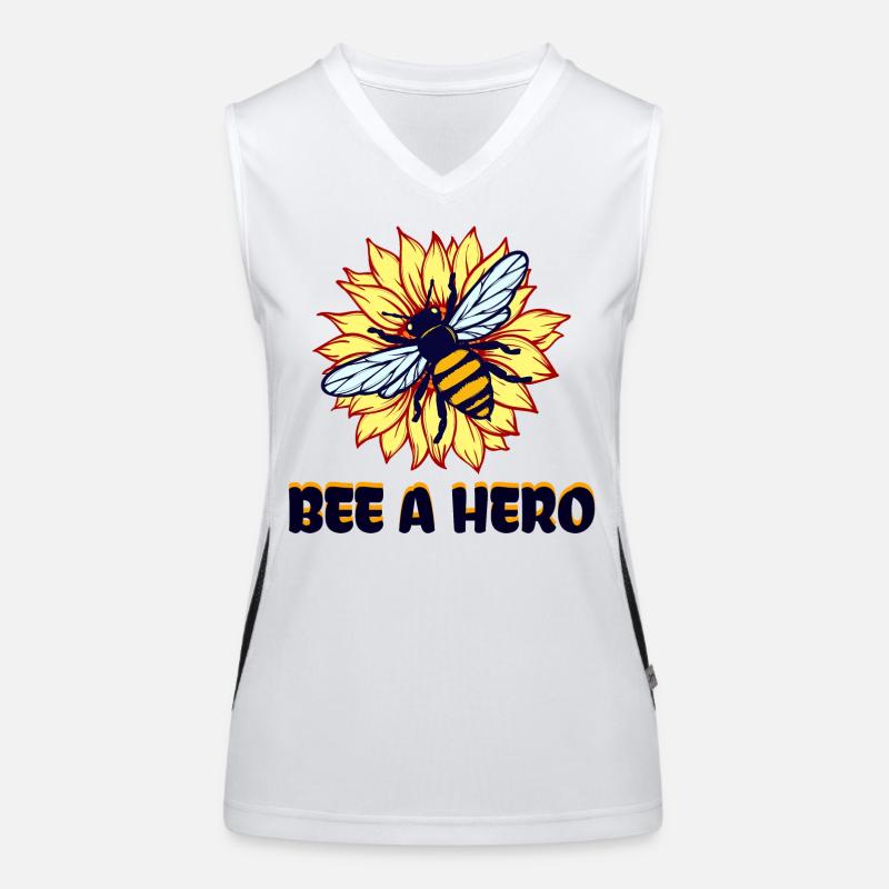 Bee Animal Welfare Species Conservation Environment Earth Statement Women's Functional Contrast Tank Top