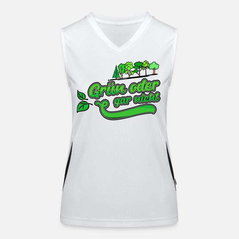 Umweltschutz Erde Natur Baum Statement Naturschutz Funktionelles Kontrast-Tank Top für Frauen