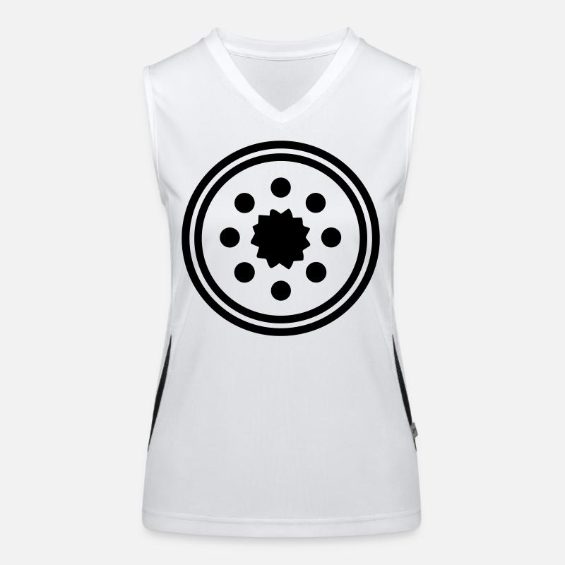 Pizza Funktionelles Kontrast-Tank Top für Frauen