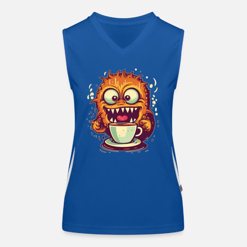 Coffee monster Women's Functional Contrast Tank Top