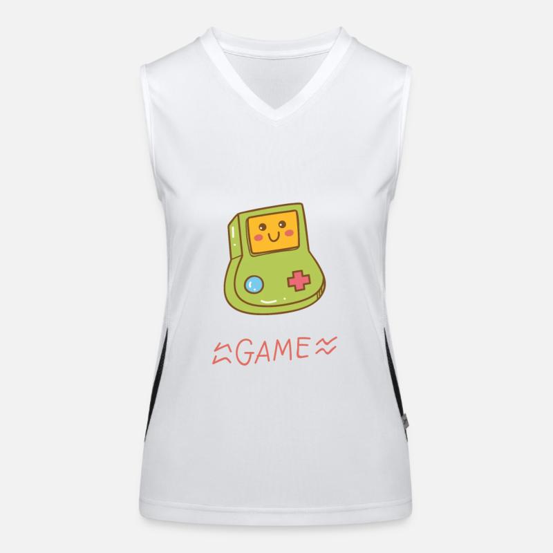 Kawaii Gaming - Süsser Spielspass! Funktionelles Kontrast-Tank Top für Frauen