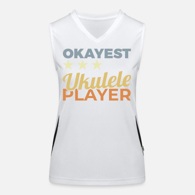 Average ukulelist Women's Functional Contrast Tank Top