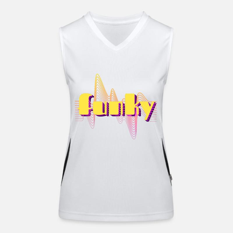 funky Débardeur respirant contrasté Femme