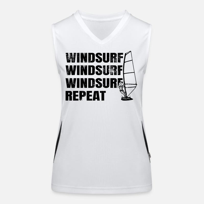 Windsurfing Repeat Women's Functional Contrast Tank Top