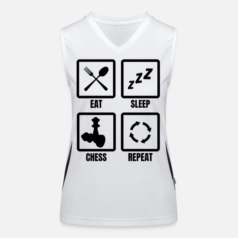 Chess Routine Women's Functional Contrast Tank Top