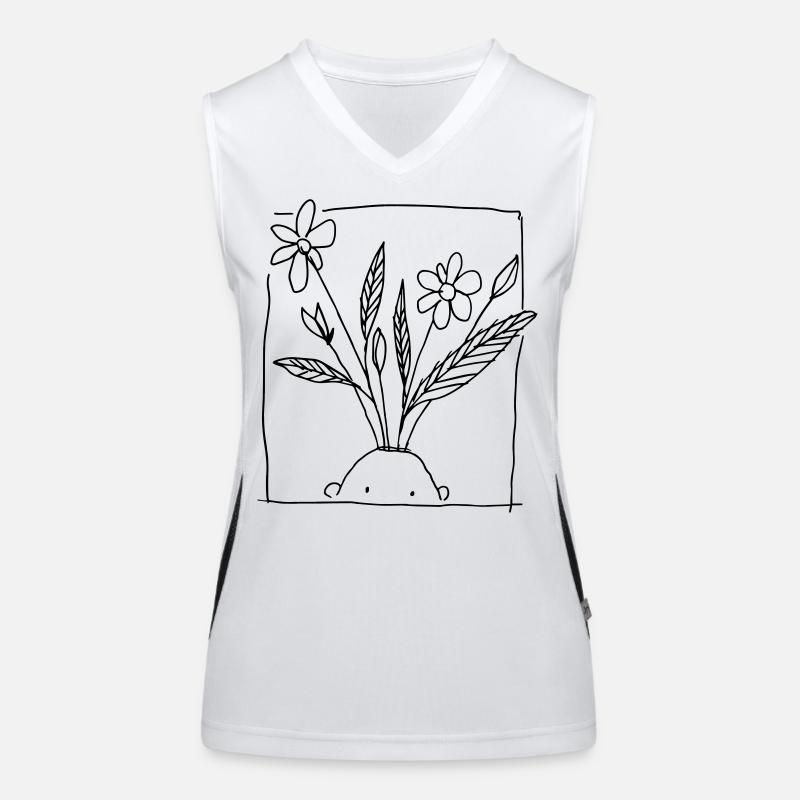 Growing / Wachsen Funktionelles Kontrast-Tank Top für Frauen