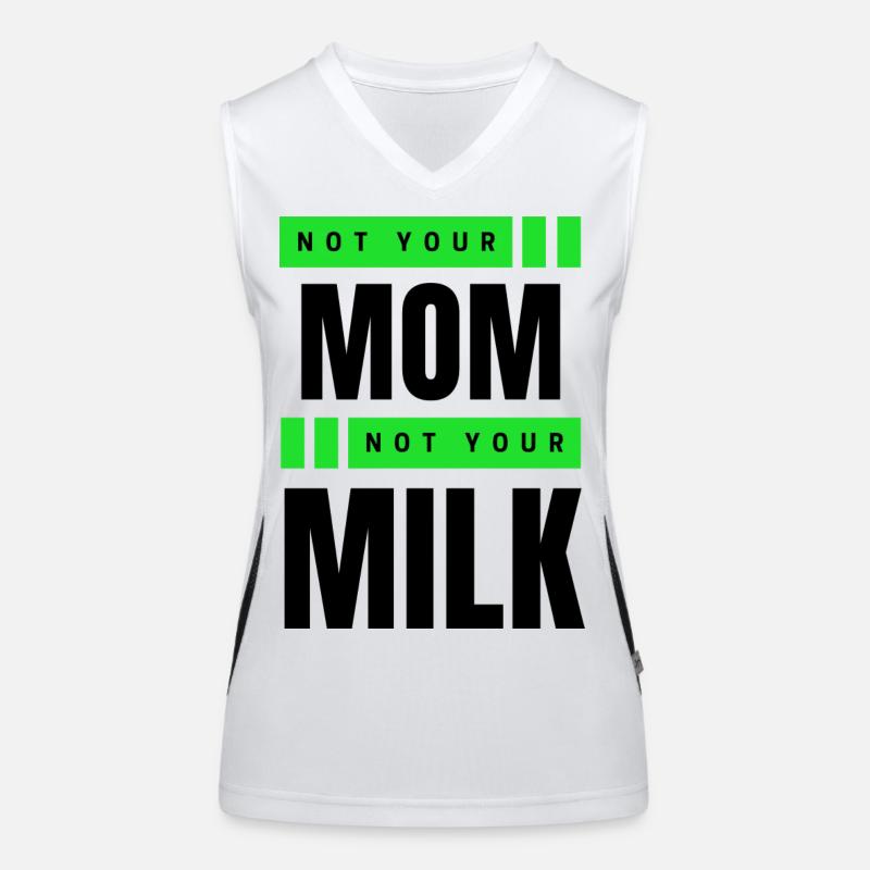 Pas ta mère Pas ton lait Débardeur respirant contrasté Femme