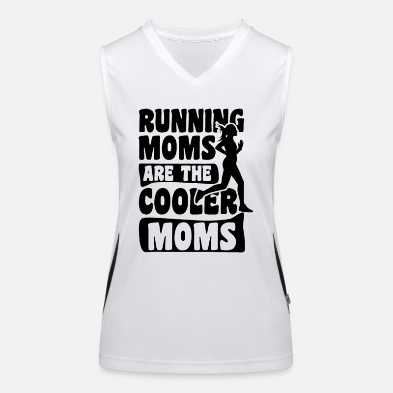 Laufende Mutter Funktionelles Kontrast-Tank Top für Frauen