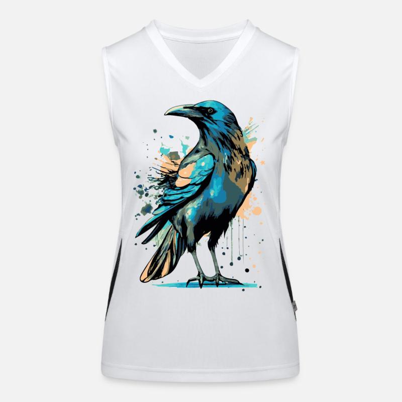 Black Raven - Crow Women's Functional Contrast Tank Top