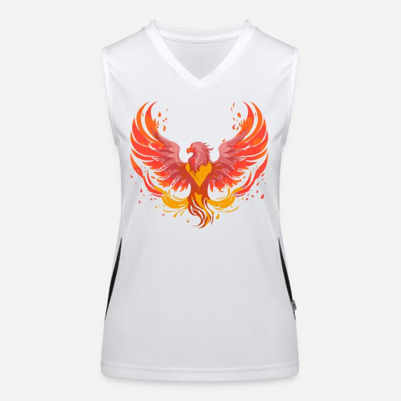Phoenix Phönix Funktionelles Kontrast-Tank Top für Frauen