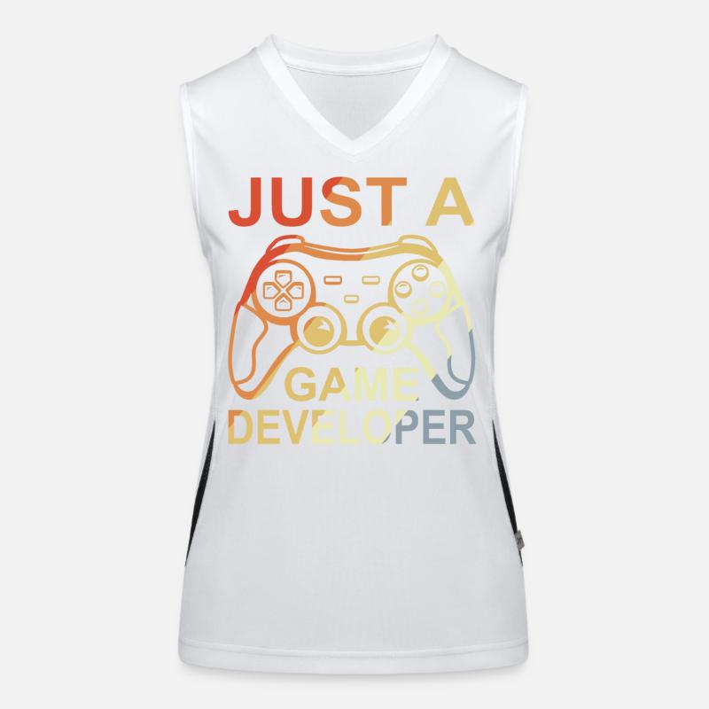 Game Developer Women's Functional Contrast Tank Top