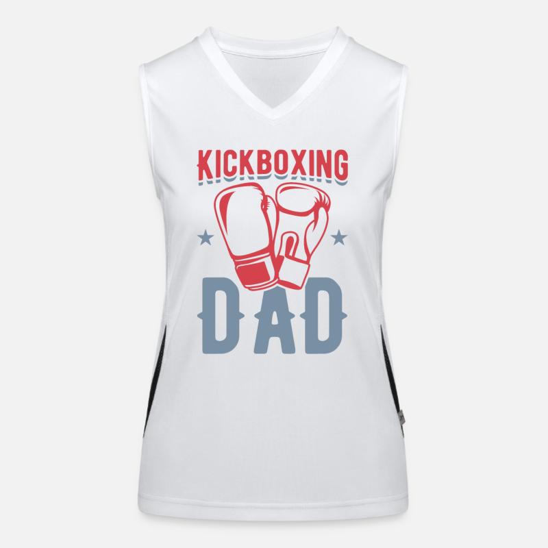 Kickboxing Dad Women's Functional Contrast Tank Top