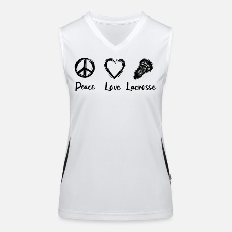 Lacrosse Routine Funktionelles Kontrast-Tank Top für Frauen