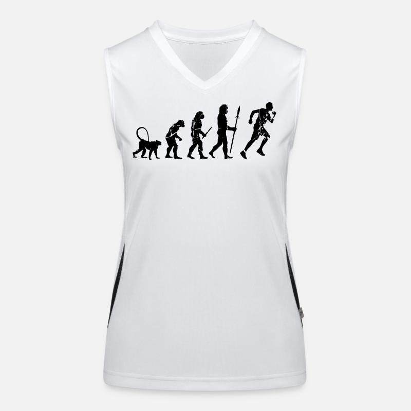 Development of a runner Women's Functional Contrast Tank Top