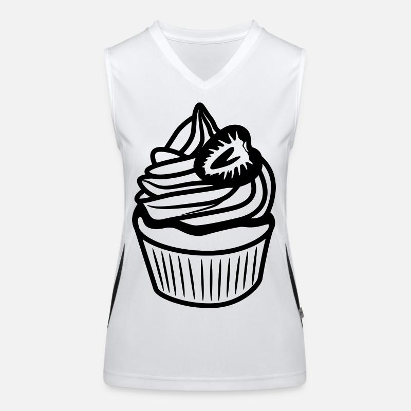 Torte Funktionelles Kontrast-Tank Top für Frauen