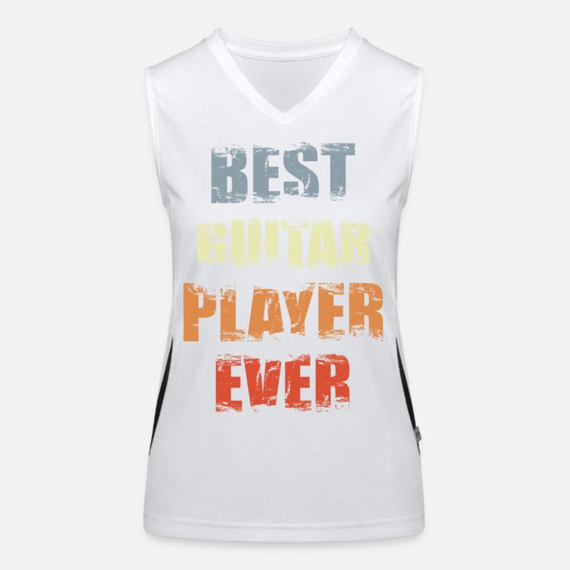 Bast Gitarrist Funktionelles Kontrast-Tank Top für Frauen