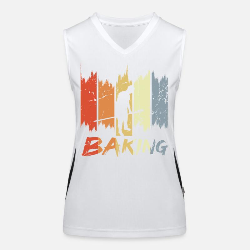 Cuisson rétro Débardeur respirant contrasté Femme