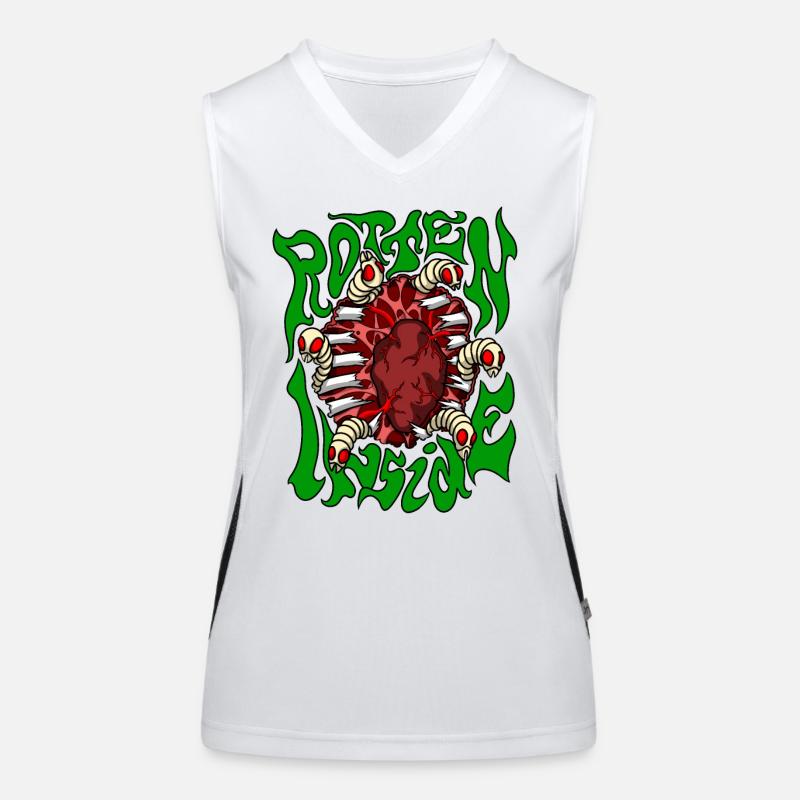 Marcio Top sportivo da donna in contrasto cromatico