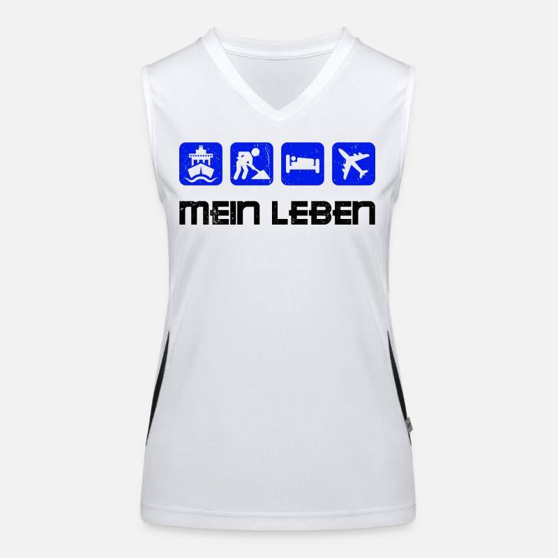 Job Statement Arbeiter Angestellter Arbeit Funktionelles Kontrast-Tank Top für Frauen