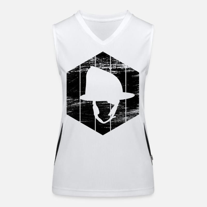 Firefighter's helmet Women's Functional Contrast Tank Top