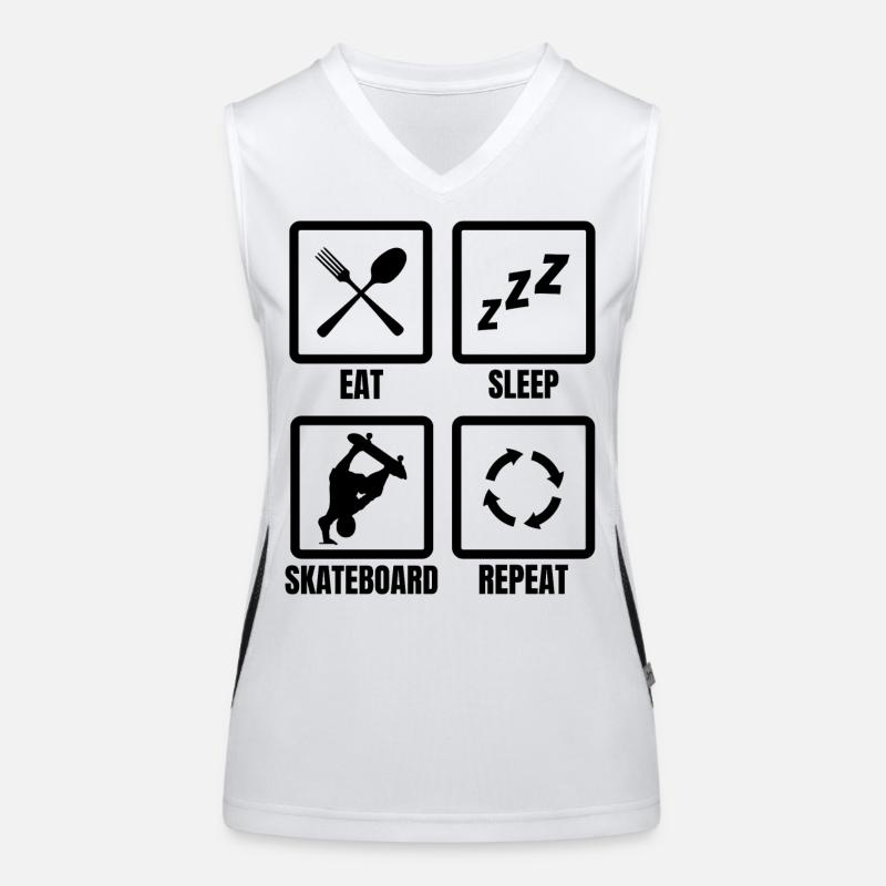 Skateboarding Routine Women's Functional Contrast Tank Top