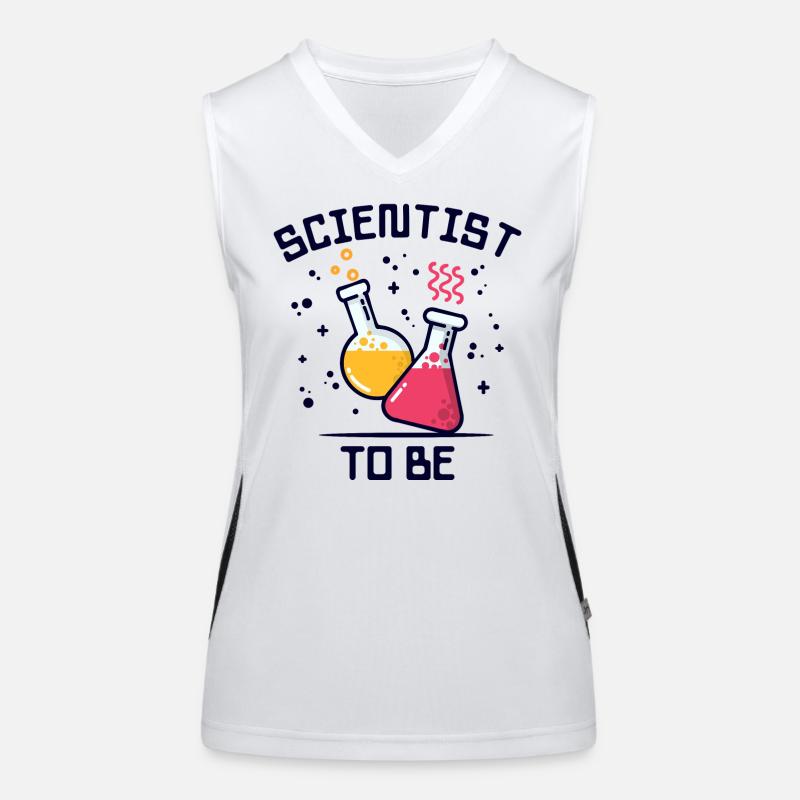 Workaholic Wissenschafter Statement Beruf Karriere Funktionelles Kontrast-Tank Top für Frauen