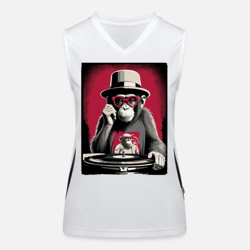 Singe DJ Débardeur respirant contrasté Femme