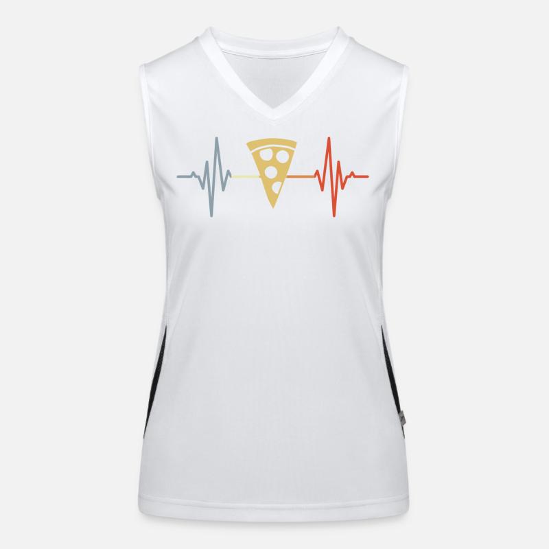 Pizza Pulse Women's Functional Contrast Tank Top