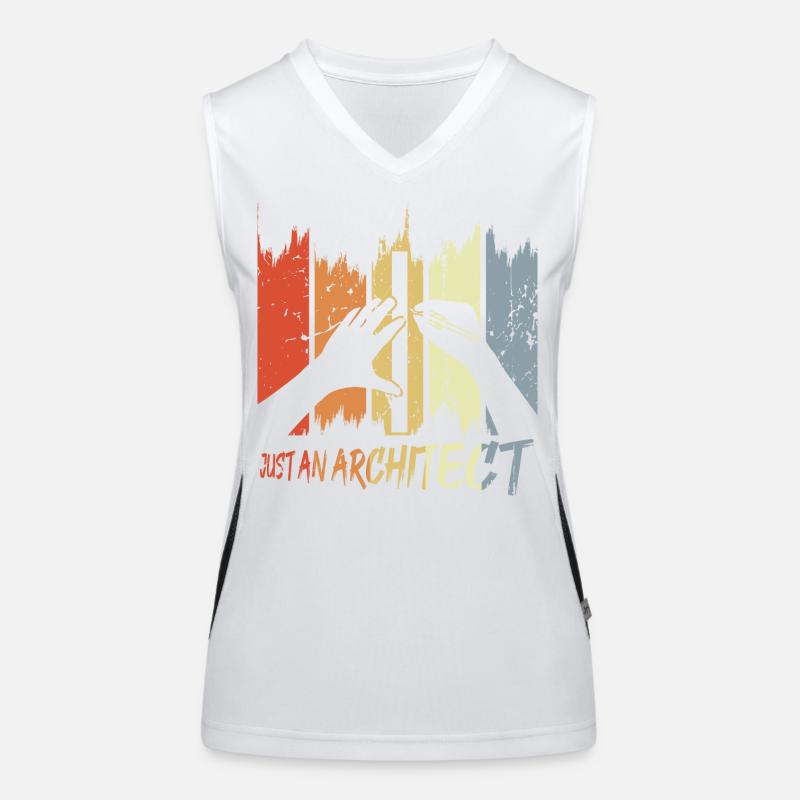 Drôle d’architecte Débardeur respirant contrasté Femme