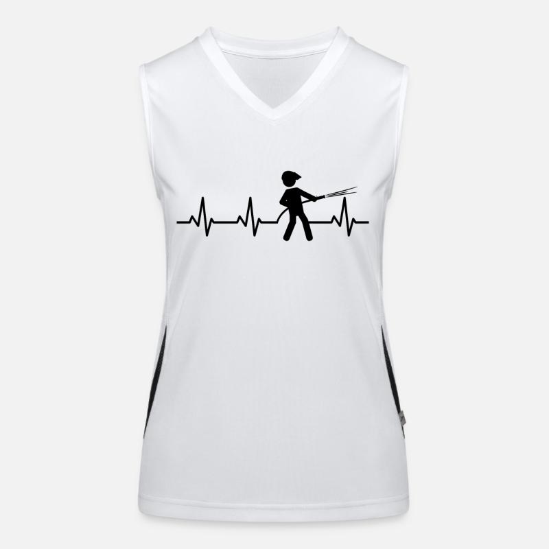 Fire Brigade Pulse Rate Women's Functional Contrast Tank Top