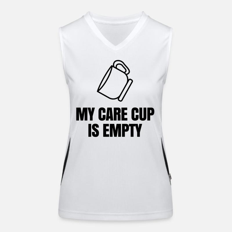Cooler Spruch Egal Ist Mir Wurscht Chill Funktionelles Kontrast-Tank Top für Frauen