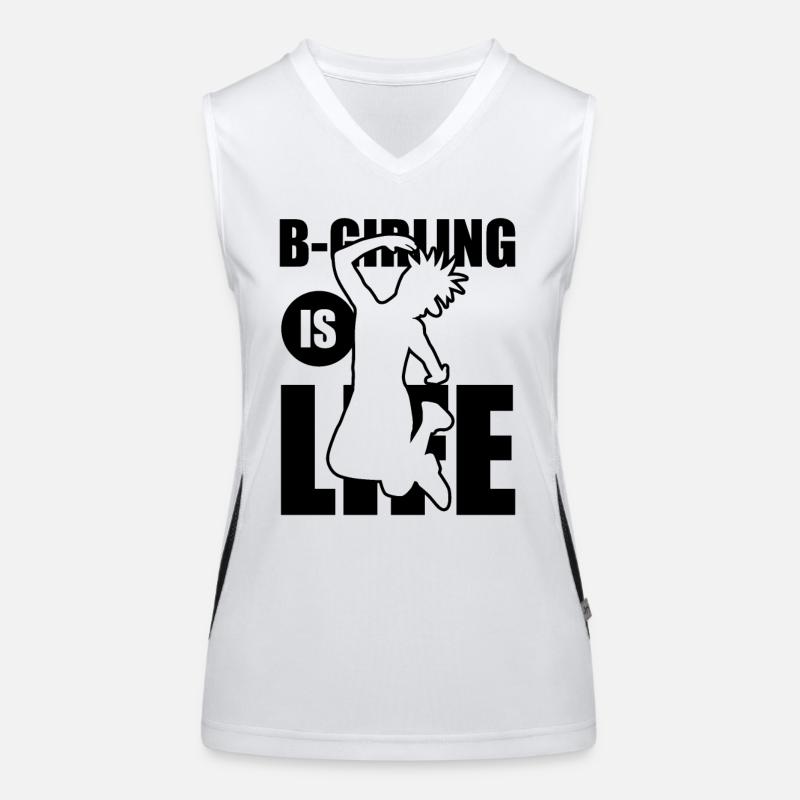 B-Girling, c’est la vie Débardeur respirant contrasté Femme