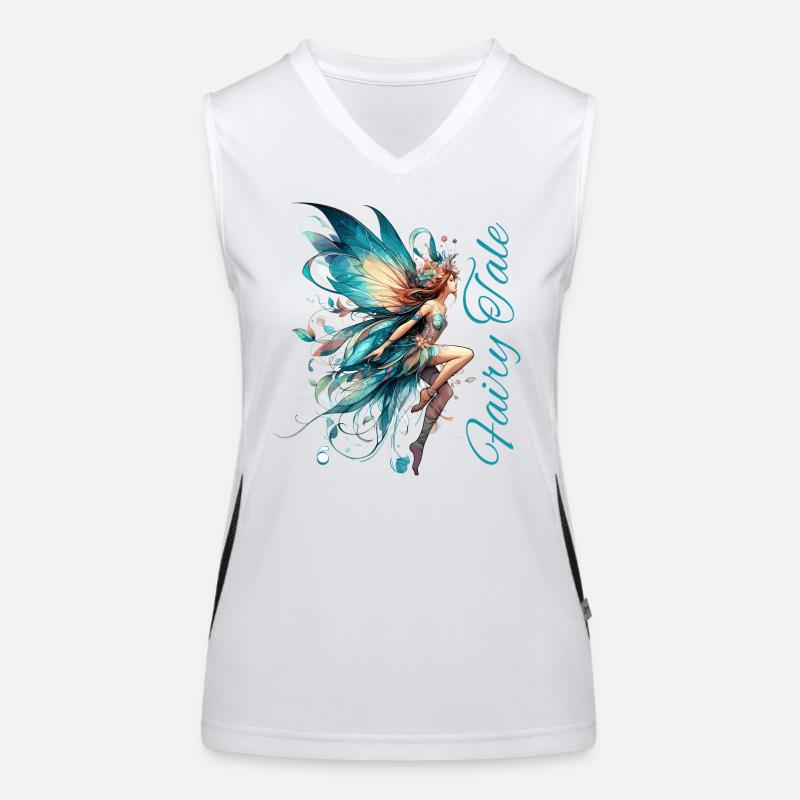 Fee Märchen Geschenk Funktionelles Kontrast-Tank Top für Frauen
