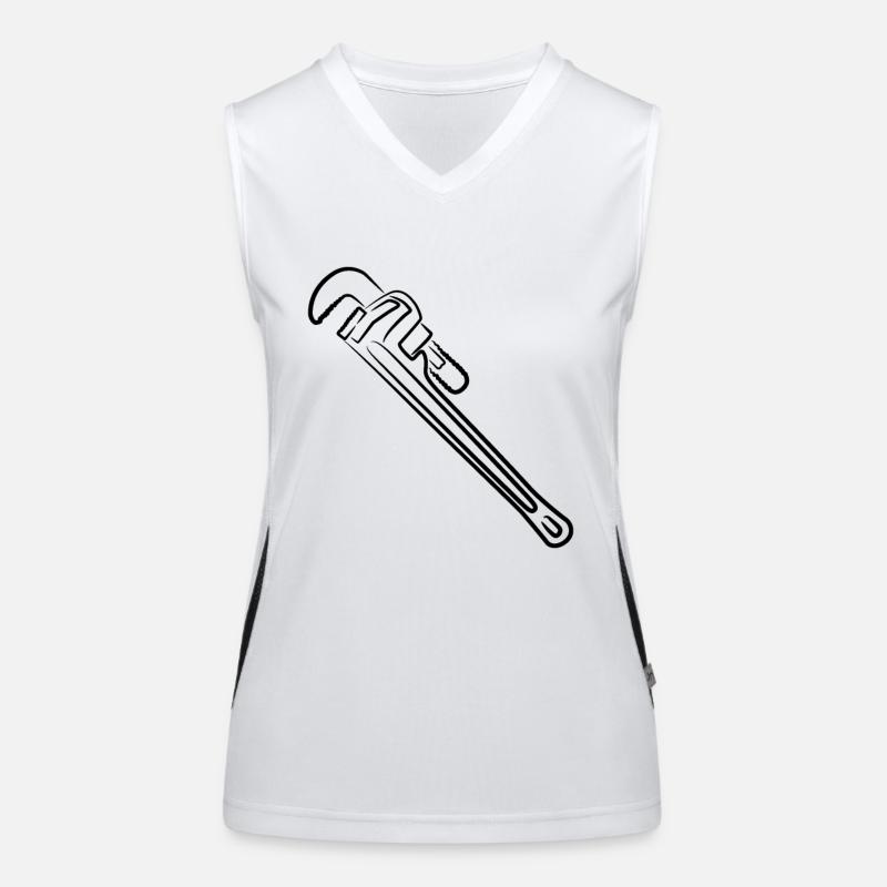 Clé à pipe Débardeur respirant contrasté Femme