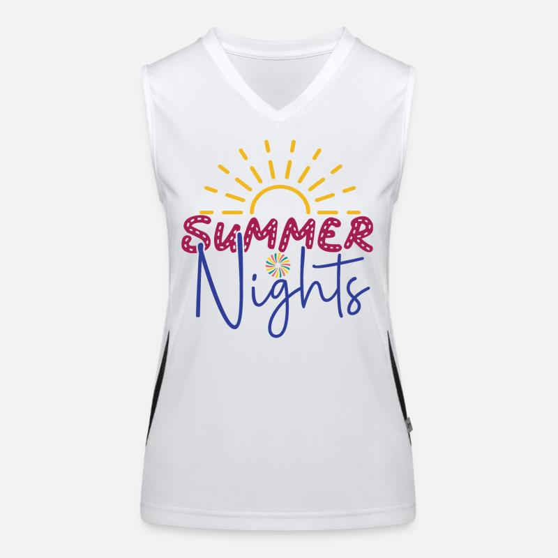 Nuits d’été Débardeur respirant contrasté Femme