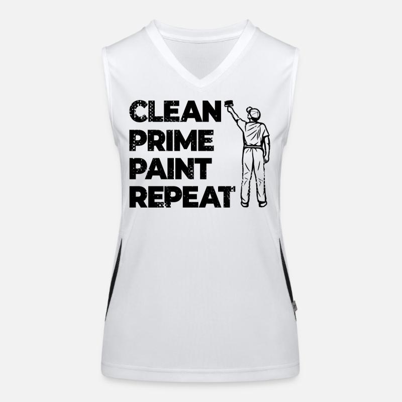 Maler Workflow Funktionelles Kontrast-Tank Top für Frauen