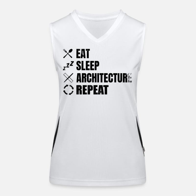 Architecture Schedule Women's Functional Contrast Tank Top