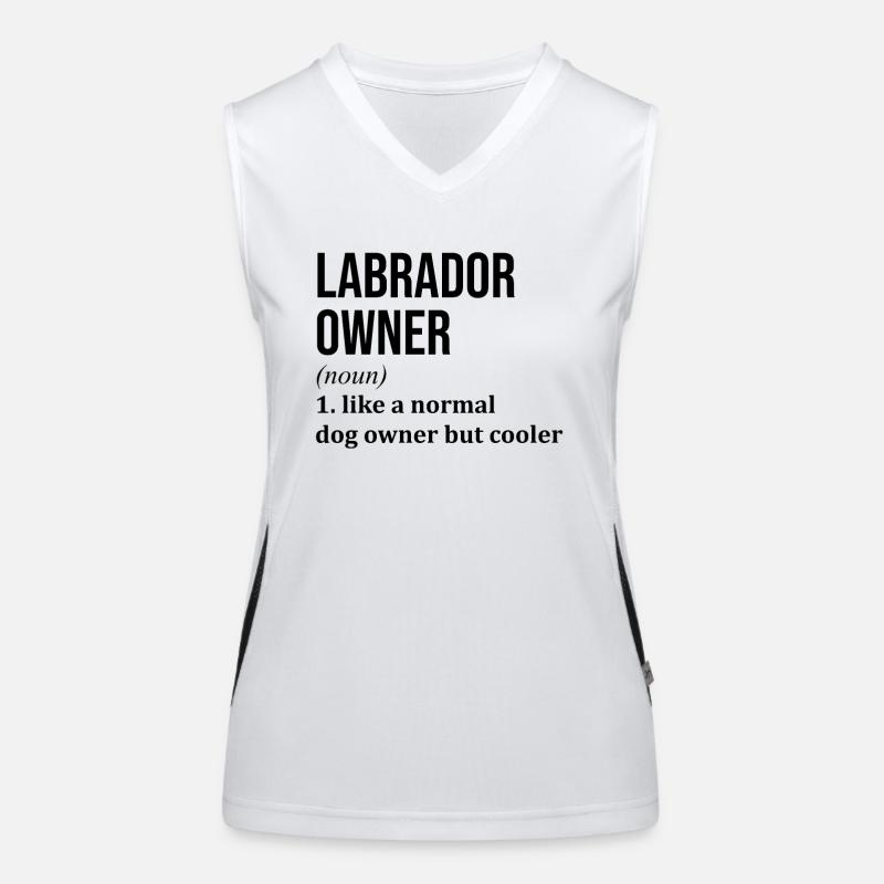 Labrador Funktionelles Kontrast-Tank Top für Frauen