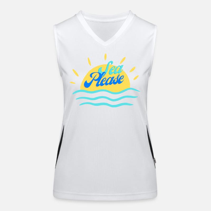 Meer bitte Funktionelles Kontrast-Tank Top für Frauen