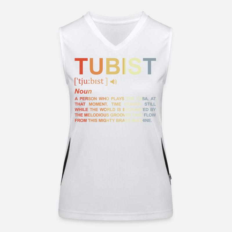 Tubist Definition Funktionelles Kontrast-Tank Top für Frauen