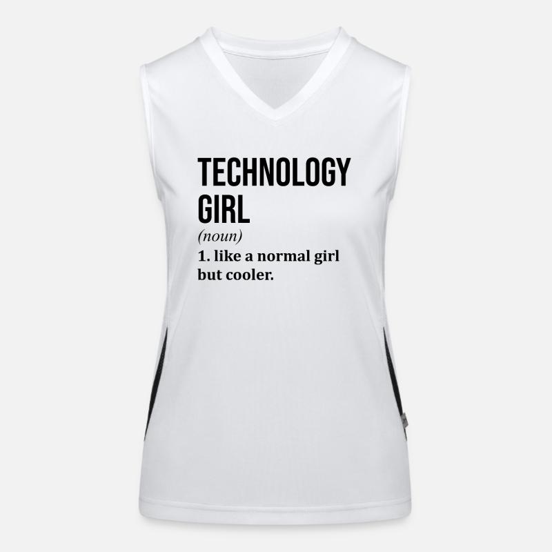Technologie Funktionelles Kontrast-Tank Top für Frauen