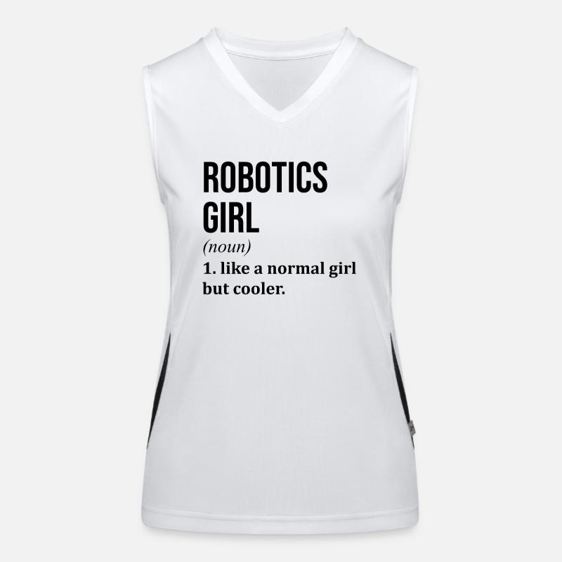 Robotertechnik Funktionelles Kontrast-Tank Top für Frauen
