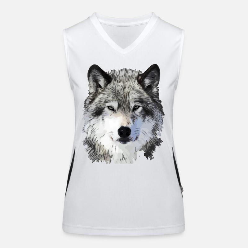 The Wolf Women's Functional Contrast Tank Top