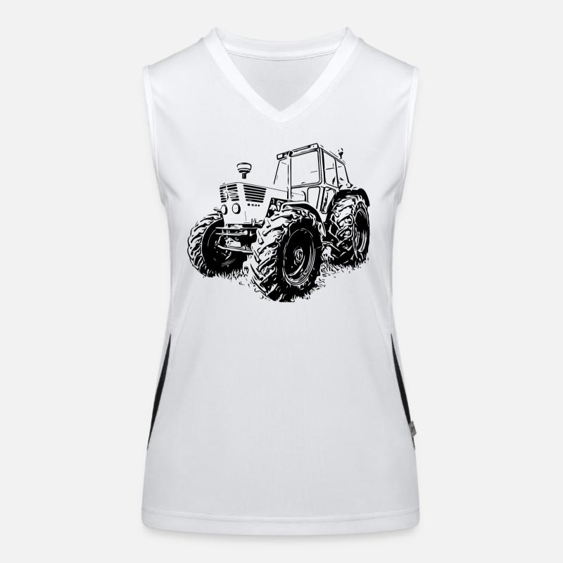 Deutz Traktor Funktionelles Kontrast-Tank Top für Frauen